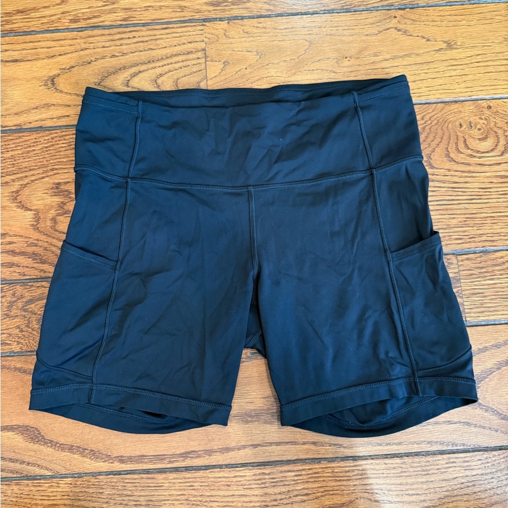Lululemon Black Women's Shorts with Pockets